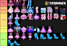 I am a trusted royale high trader. Roblox Royale High All The Skirts And Heels Tier List Community Rank Tiermaker