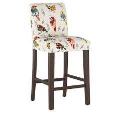 Linon walt cow print backless bar stool. Hendrix Barstool Bird Print Skyline Furniture Target