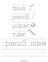 Pencil Case Worksheet Twisty Noodle Classroom Language Worksheets School