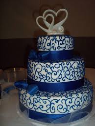 Julliz 145pcs navy blue silver balloons garland kit, royal blue silver white confetti balloon arch for 2021graduation party wedding birthday shower classroom decoration 3.7 out of 5 stars 19 $12.99 $ 12. Royal Blue And White Wedding Cake Round Wedding Cakes Royal Blue Wedding Cakes Wedding Cake Designs Blue Wedding Cakes Blue