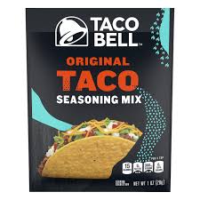 This recipe is more meat than taco bell's meat, but that's because no professional, nor novice cook, would ever hinder the main ingredient's ability to delight. Taco Bell Original Taco Seasoning Mix Shop Spice Mixes At H E B