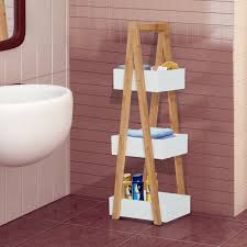 Habitat Drew Shelving Unit Bamboo Bathroom Storage For Sale Ebay
