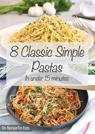 Pasta is integrant part of italy's food history. 8 Quick And Easy Pasta Recipes Recipetin Eats