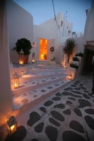 Love This Lighting Greece Art Architecture Villa Design