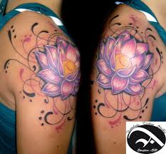 Lotus Tattoo By Artefatotattoo On Deviantart Pattern Tattoo Lotus Tattoo Shoulder Shoulder Tattoo