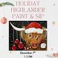 Holiday Highlander Paint & Sip event image