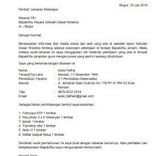 Pin Di Contoh Surat