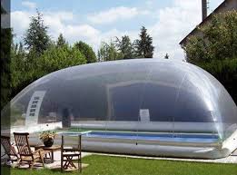 Outdoor Transparent Free Blower Inflatable Pool Bubble Dome Air Clear Inflatable Pool Cover Ceiling In Pool Swimming Pool Enclosures Pool Cover Pool Enclosures