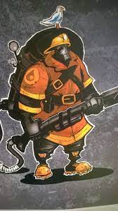 Saw This At A Local Art Exhibit I Think The Artist Might Have Been Inspired By A Certain Someone Tf2 Pyro Team Fortress 2 Dungeons And Dragons Homebrew