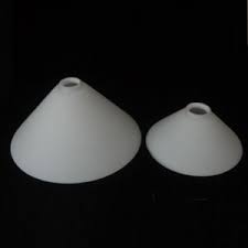 China Matte White Sandblasted Italian Glass Opal Lamp Shade Industrial Style Cone Foe Pendant Light Hanging Glass Lighting China Italian Style Cone Opal Glass Blown Hand Made Glass Lamp Cover