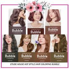 Stickyer bubbles effectively absorb hair care ingredients and help to smooth hair even after dyeing. Etude House Hot Style Bubble Hair Coloring Shopee Philippines