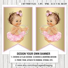 Pink Gold Ballerina Tutu Pearl Baby Shower Banner Bunting Etsy In 2021 Ballerina Baby Showers Pearl Baby Shower Baby Shower Banner