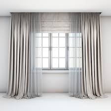 Design Black And Beige Curtains Light Beige Curtains Straight To The Floor With A Tulle Trimmed Roman Blinds And Window Layouts Beige Curtains Curtains With Blinds Drapes Curtains
