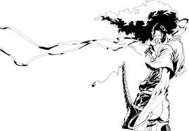 Afbeeldingsresultaat Voor Afro Samurai Black And White Afro Samurai Samurai Samurai Art