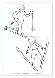 It cannot be denied that this activity can stimulate the imagination of children, as well as children's media to learn colors and shapes. Winter Olympics Colouring Pages