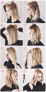 Cute Easy Hairstyles For Shoulder Length Hair Hair Styles Medium Hair Styles Lob Styling