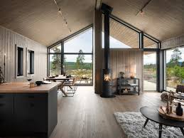 Modern Norwegian Cabin 1280x960 Check Out Desigedecors Com To Get More Inspiration Interiordesign Des Modern Cabin Interior Modern Cabin Contemporary Cabin