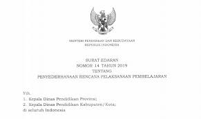 Untuk penjadwalan piket tenaga kesehatan akan disesuaikan dengan situasi serta keadaan setempat. Model Resmi Format Rpp Sesuai Surat Edaran Kemendikbud No 14 Tahun 2019 Ms Word Smp Al Ghazali Sumenep