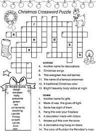 Word search puzzles can be. Christmas Crossword Puzzles Best Coloring Pages For Kids