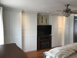 Crown Molding Attached To Ikea Pax Wardrobe Unit Ikea Pax Wardrobe Ikea Pax Pax Wardrobe