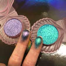 sweet pea and aquasky chaosmakeup chaoscosmetics cosmetic s swatch sweet