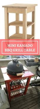 Bbq Grill Table For My Mini Kamado Ikea Hackers Grill Table Kamado Grill Table Diy Grill Table