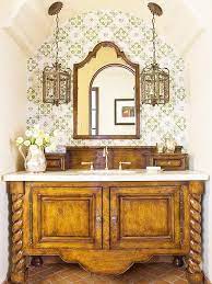 This is highly luxurious bathroom vanity made in spain by socimobel. Single Vanity Design Ideas Spanish Style Bathrooms British Colonial Decor Spanish Bathroom