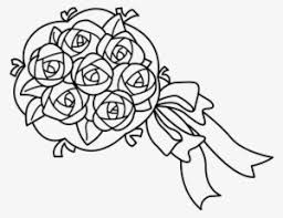 Dibujos de rosas para colorear. Dibujar Un Ramo De Flores Png Image Transparent Png Free Download On Seekpng