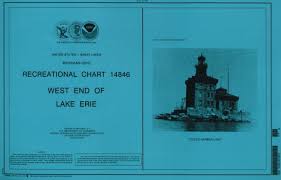 Noaa 14846 Small Craft Book Chart West End Of Lake Erie Book Of 34 Charts Various