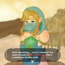 Switch toolbox and blender don't get alone well at times. Zelda Botw Gerudo Link By Jerikeri On Deviantart