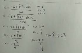 Check spelling or type a new query. Tolong Di Jawab Kak Tentukan Akar Akar Persamaan Kuadrat Berikut Dengan Menggunakan Rumus Abc Brainly Co Id