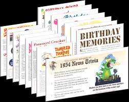 We're about to find out if you know all about greek gods, green eggs and ham, and zach galifianakis. 1954 Birthday Pack Free Party Games