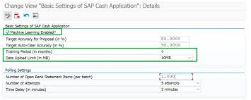 Tap bank account, then tap the bank account you want to update. Cash Application With Machine Learning Summary Info Sap Blogs