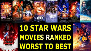 Every fan dislikes the television movie, even george lucas hates it and has distanced himself from it, never allowing a rebroadcast or wide release. 10 Star Wars Movies Ranked Worst To Best Youtube