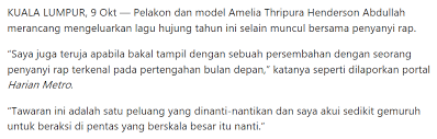 Amelia thripura henderson on instagram: Selepas Bercerai Amelia Henderson Mahu Keluarkan Single Gosip Tempatan Gosip Forum Cari Infonet