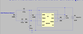 The 555 timer ic is used as a switch here. Using 555 Timer With Soil Moisture Sensor Electrical Engineering Stack Exchange