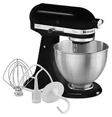 Kitchenaid 5k45sseob Classic Robot Patissier Noir 43 L Aide Culinaire Mixeur Kitchen Aid Kitchenaid