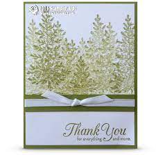 We are primarily a card making challenge blog but if you wish to make another item that is fine by us. Card Lovely As A Tree Thank You Stampin Up Demonstrator Tami White Stamping Crafting Card Making