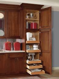 Decora S Utility Cabinet With Roll Trays Provides Easy Access To Contents Shown Here With Kitchen Utility Cabinet Custom Kitchen Cabinets Diy Kitchen Cabinets