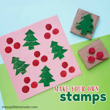 To ensure you cut out the stamp's design properly, try it out. How To Make Your Own Stamp Messy Little Monster