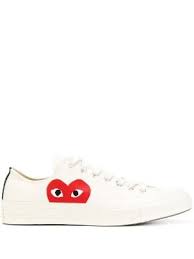Each pair is adorned with filip pagowski's iconic red heart motif with googly eyes. Comme Des Garcons Play X Converse For Women Farfetch