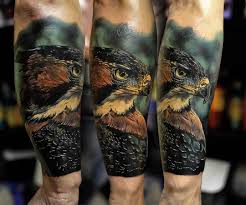 Realistic Bird Of Prey Tattoo Dima Gorbunov S Realistic Tattoo Eagle Tattoo Tattoos Animal Tattoos