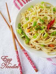 Egg Noodles Chinese Style Food Recipes Cooking