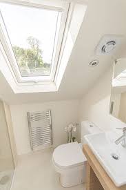 Small Loft Conversion Idea Small Attic Bathroom Attic Rooms Loft Bathroom