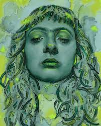 Meet Persephone! Acrylic colours