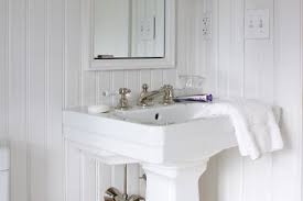 Beadboard in a bathroom can be used as a backsplash or a tubsplash (?), as in the example above, where it's used behind a. 6 Tips On Shopping For Beadboard This Old House