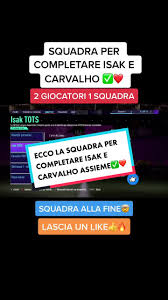 One for midfielder william silva de carvalho and one for real sociedad striker alexander isak. Squadra Per Completare Isak E Carvalho Assieme Fifa21 Futxfan