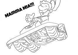 The famous plumber, sometimes accompanied by his friend luigi, lived exciting adventures, often difficult but always victorious, travelling worlds full of living mushrooms, break bricks, pipes to borrow, secret passages. Mario Kart 154472 Video Games Printable Coloring Pages