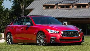 The red sport 400 amplifies these qualities. 2018 Infiniti Q50 Newcartestdrive