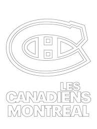 Is the perfect montreal canadiens logo, known as canadiens de montreal, in front of their main arena, the centre bell. Montreal Canadiens Logo Coloring Page From Nhl Category Select From 22533 Printable Crafts Of Cartoons Nature Montreal Canadians Canadiens Montreal Canadiens